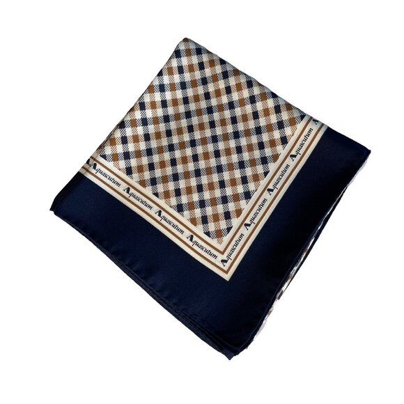 Aquascutum Vintage Scarf – Signature Check - Picture 1 of 14
